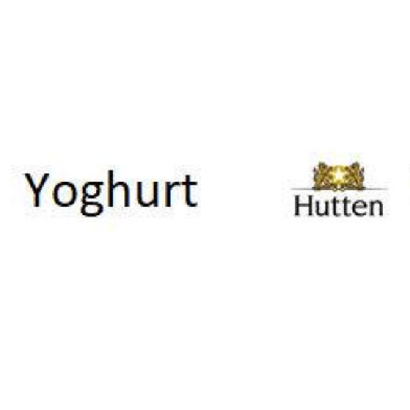 Etiket Hutten Yoghurt (15008)